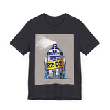 R2-D2 Inspired Unisex Jersey Tee - Fun Graphic Shirt, Space Lover Gift, Nerdy Apparel, Geek Fashion, Birthday Present, Casual Wear