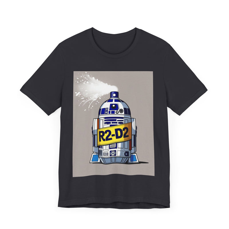 R2-D2 Inspired Unisex Jersey Tee - Fun Graphic Shirt, Space Lover Gift, Nerdy Apparel, Geek Fashion, Birthday Present, Casual Wear
