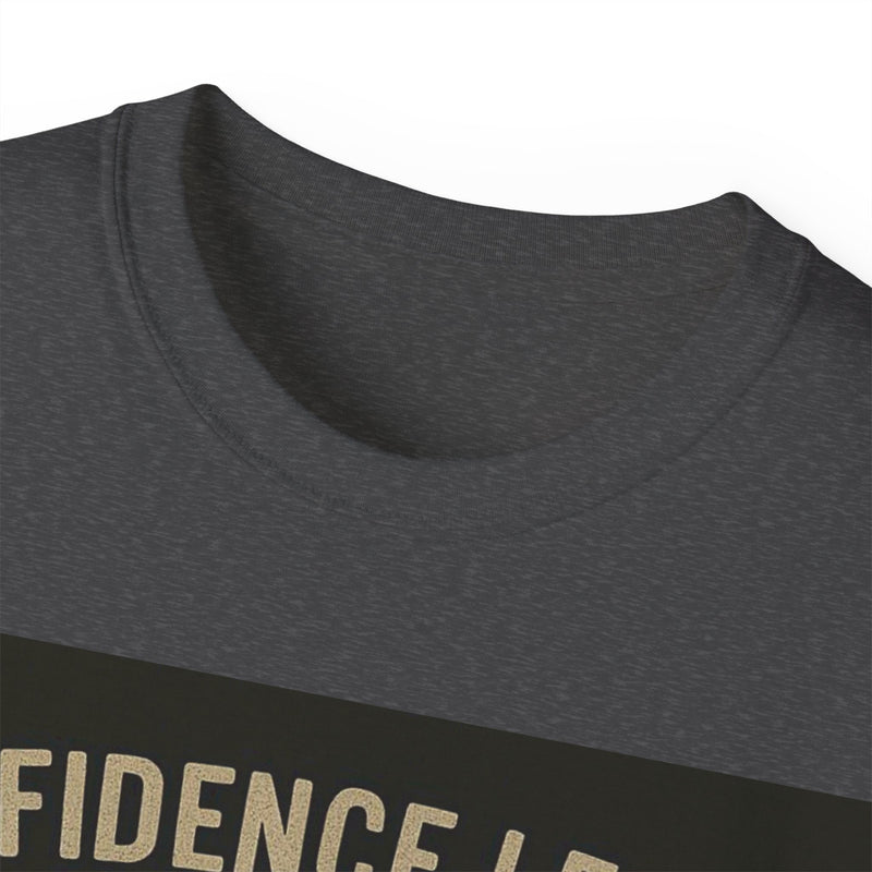 Confidence Level Kanye Tee, Funny Graphic T-Shirt, Hip Hop Style Shirt, Gift for Music Lovers, Casual Everyday Wear