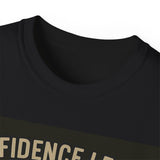 Confidence Level Kanye Tee, Funny Graphic T-Shirt, Hip Hop Style Shirt, Gift for Music Lovers, Casual Everyday Wear