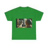 Unisex Heavy Cotton Tee - Playful Nostalgia Shirt, Casual Wear, Gift for Friends, Movie Night, Unique Graphic Tee