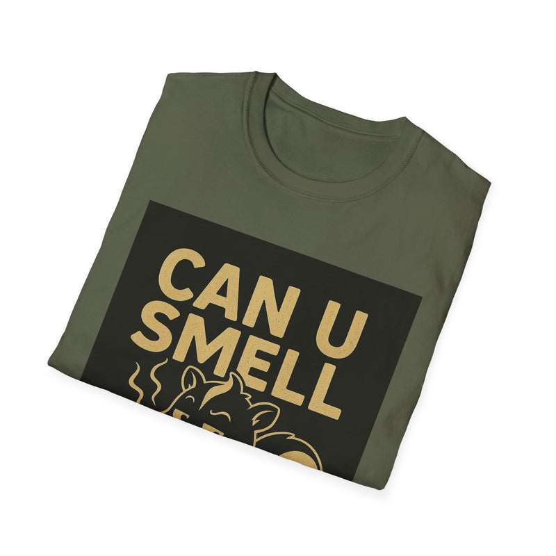 Funny Unisex T-Shirt - Can U Smell That? Cute Animal Graphic Tee for Casual Wear, Gifts, Birthdays, Humor