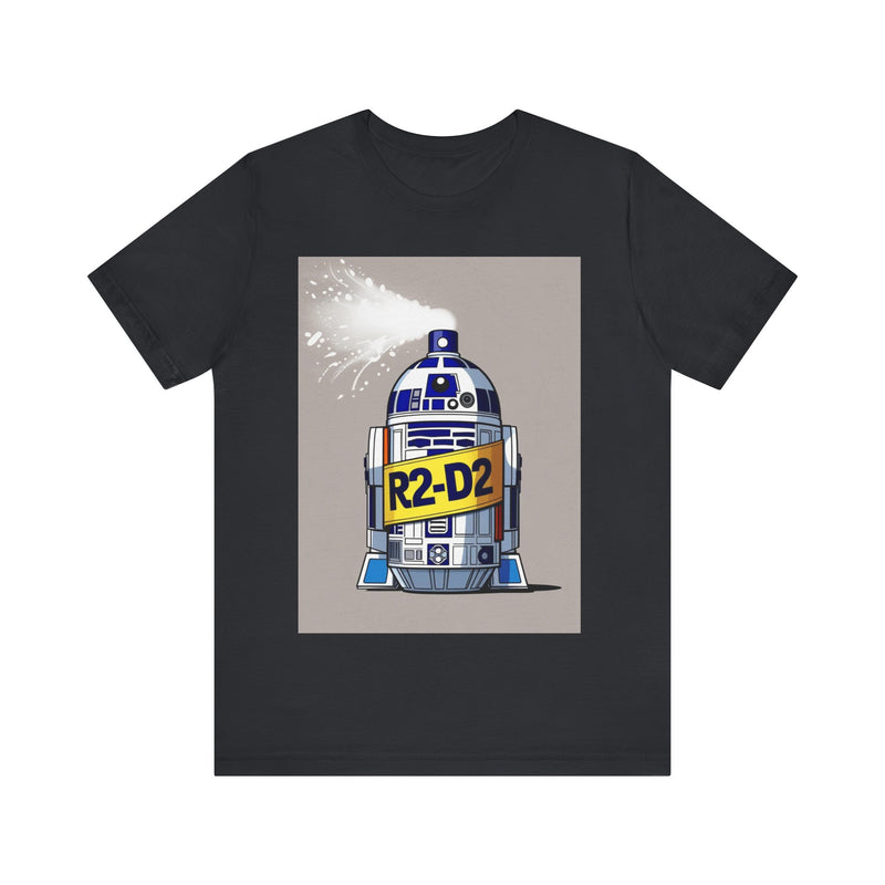 R2-D2 Inspired Unisex Jersey Tee - Fun Graphic Shirt, Space Lover Gift, Nerdy Apparel, Geek Fashion, Birthday Present, Casual Wear