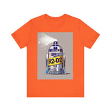 R2-D2 Inspired Unisex Jersey Tee - Fun Graphic Shirt, Space Lover Gift, Nerdy Apparel, Geek Fashion, Birthday Present, Casual Wear