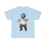 Whimsical Alien Graphic Tee for Casual Wear, Unisex Cotton T-Shirt, Fun Gift for Sci-Fi Lovers, Unique Everyday Wear, Cool Graphic Design