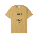 Dad Humor T-Shirt - I'm a Rated Dad Tee for Father's Day, Birthday Gift, Casual Wear, Unisex Apparel, Dad Jokes