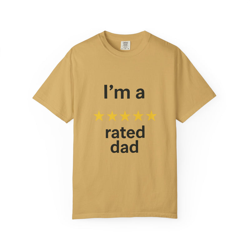 Dad Humor T-Shirt - I'm a Rated Dad Tee for Father's Day, Birthday Gift, Casual Wear, Unisex Apparel, Dad Jokes