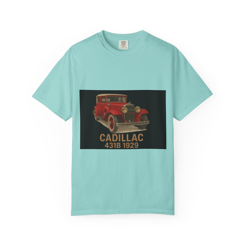 1929 Caddilac T-Shirt, Car Enthusiast Tee, 1929 Cadillac Shirt, Gift for Him, Classic Auto Fashion, Unisex Garment-Dyed Top