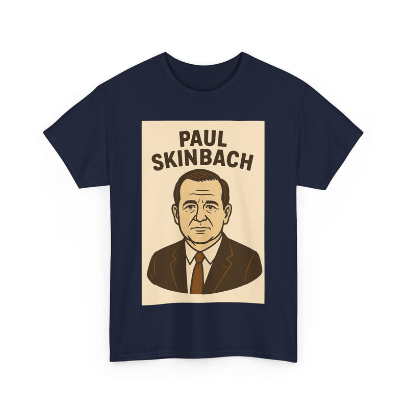 Retro Graphic Tee - Paul Skinbach, Vintage Style Shirt, Casual Wear, Gift for Him, Unisex Cotton T-Shirt