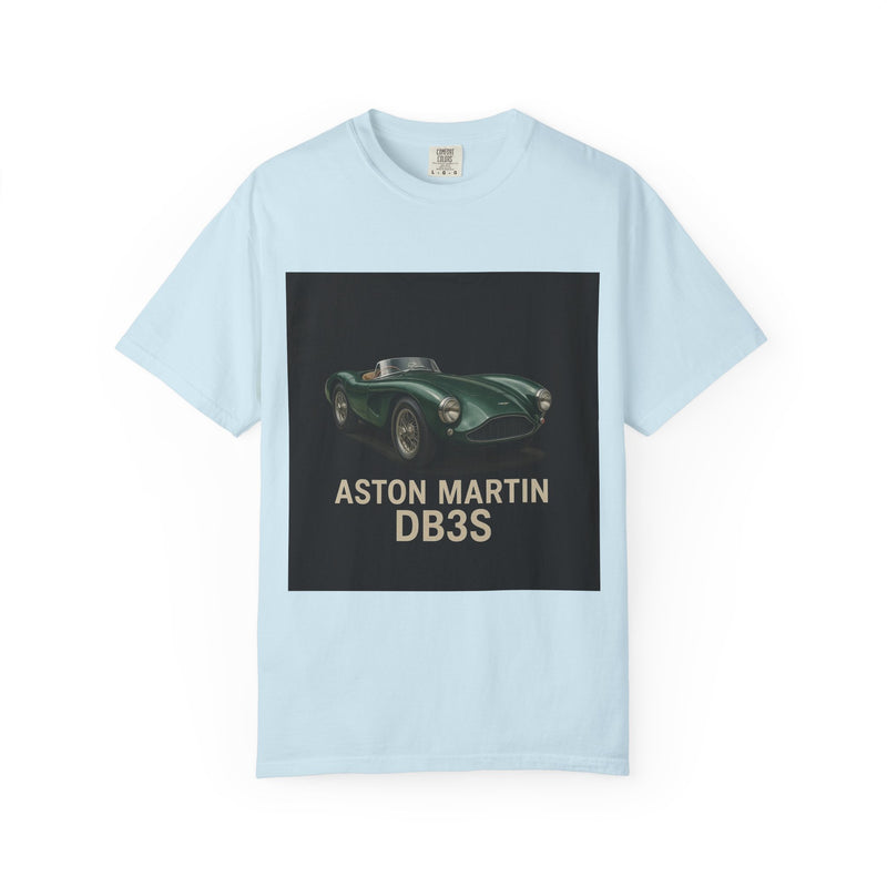 Aston Martin DB3S Unisex Garment-Dyed T-shirt, Car Enthusiast Tee, Vintage Auto Apparel, Perfect Gift for Him, Birthday or Christmas