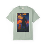 Real Men Wear Crocs T-Shirt, Unisex Casual Tee for Men, Perfect Gift for Dads, Birthdays, and Casual Outings