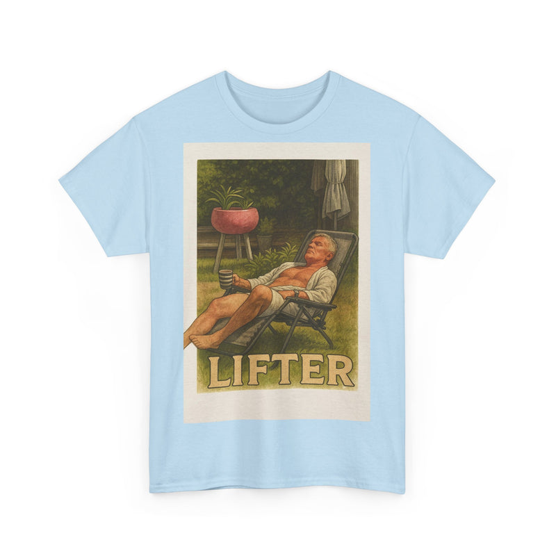 Relaxed Lifter Cotton Tee, Vintage Workout Tee, Unisex Gym Shirt, Casual Fitness Apparel, Gift for Fitness Enthusiasts