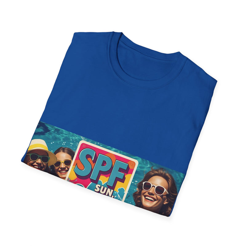 Summer Fun T-Shirt - SPF Pool Party Tee, Beachwear, Vacation Shirt, Gift for Pool Lovers, Unisex Apparel
