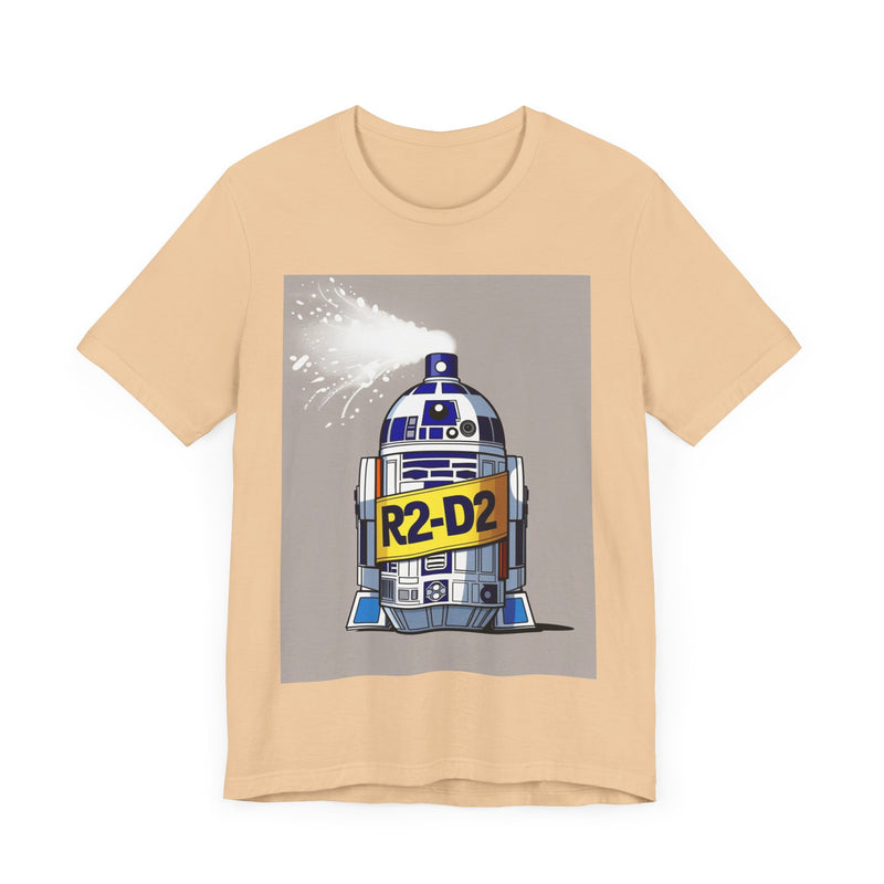 R2-D2 Inspired Unisex Jersey Tee - Fun Graphic Shirt, Space Lover Gift, Nerdy Apparel, Geek Fashion, Birthday Present, Casual Wear