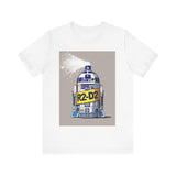 R2-D2 Inspired Unisex Jersey Tee - Fun Graphic Shirt, Space Lover Gift, Nerdy Apparel, Geek Fashion, Birthday Present, Casual Wear