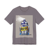 R2-D2 Inspired Unisex Jersey Tee - Fun Graphic Shirt, Space Lover Gift, Nerdy Apparel, Geek Fashion, Birthday Present, Casual Wear