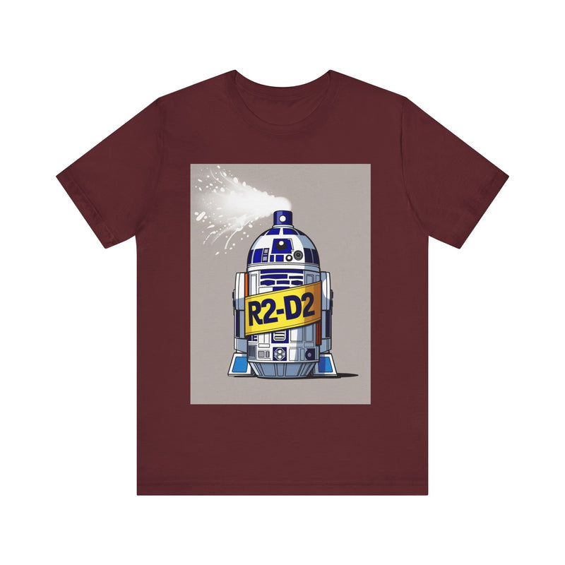 R2-D2 Inspired Unisex Jersey Tee - Fun Graphic Shirt, Space Lover Gift, Nerdy Apparel, Geek Fashion, Birthday Present, Casual Wear