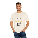 Dad Humor T-Shirt - I'm a Rated Dad Tee for Father's Day, Birthday Gift, Casual Wear, Unisex Apparel, Dad Jokes