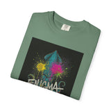 Colorful Enigma Squid Unisex T-Shirt | Vibrant Graphic Tee for Ocean Lovers, Casual Wear, Gift Idea, Festival Attire, Statement Piece