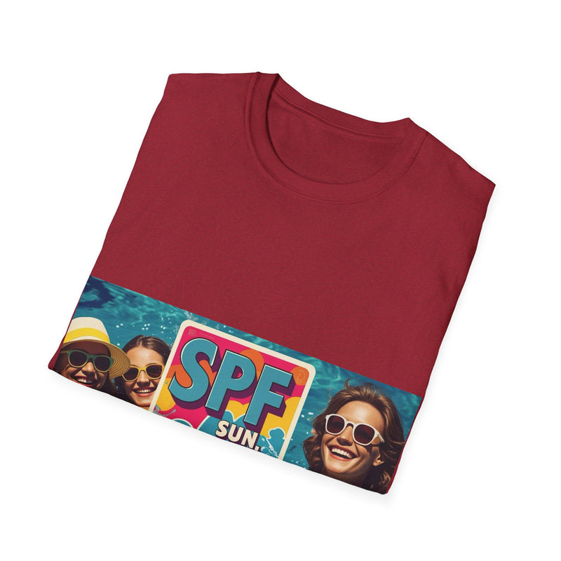 Summer Fun T-Shirt - SPF Pool Party Tee, Beachwear, Vacation Shirt, Gift for Pool Lovers, Unisex Apparel
