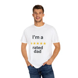 Dad Humor T-Shirt - I'm a Rated Dad Tee for Father's Day, Birthday Gift, Casual Wear, Unisex Apparel, Dad Jokes