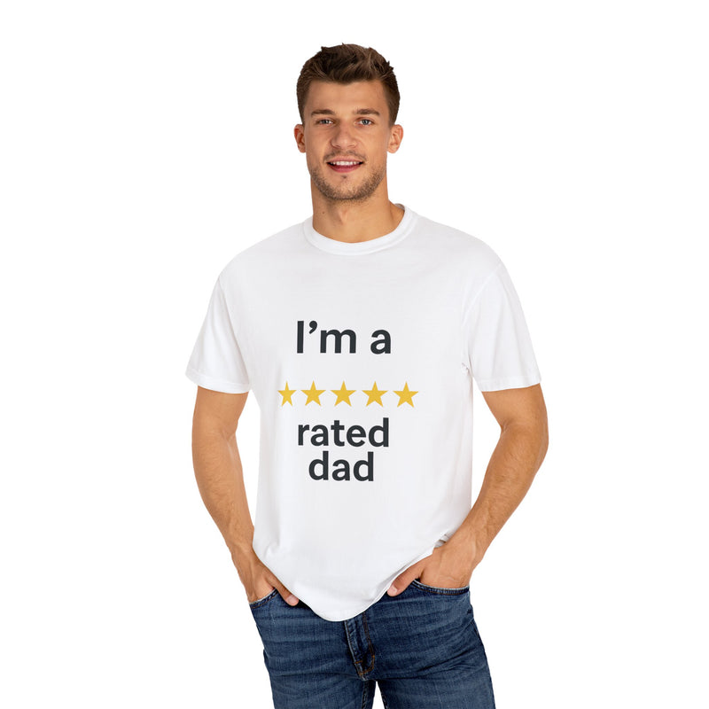 Dad Humor T-Shirt - I'm a Rated Dad Tee for Father's Day, Birthday Gift, Casual Wear, Unisex Apparel, Dad Jokes