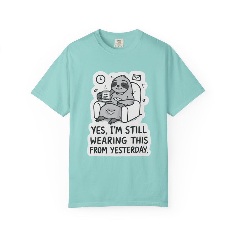 Comfy Sloth T-Shirt - Funny Graphic Tee, Unisex Apparel for Relaxation, Perfect for Lazy Days, Gift for College Students, Outfit Repeater