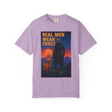 Real Men Wear Crocs T-Shirt, Unisex Casual Tee for Men, Perfect Gift for Dads, Birthdays, and Casual Outings