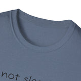 Funny Battery Saving Mode T-Shirt, Unisex Humor Tee, Gift for Friends, Sleepy Shirt, Casual Wear, Unique Graphic Tee