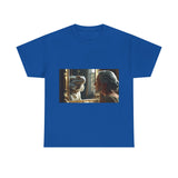 Unisex Heavy Cotton Tee - Playful Nostalgia Shirt, Casual Wear, Gift for Friends, Movie Night, Unique Graphic Tee