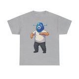 Whimsical Alien Graphic Tee for Casual Wear, Unisex Cotton T-Shirt, Fun Gift for Sci-Fi Lovers, Unique Everyday Wear, Cool Graphic Design