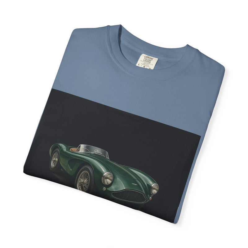 Aston Martin DB3S Unisex Garment-Dyed T-shirt, Car Enthusiast Tee, Vintage Auto Apparel, Perfect Gift for Him, Birthday or Christmas