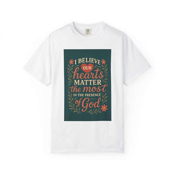 Inspirational god Unisex T-Shirt – Faith, Heartfelt Message, Eco-Friendly, Gift for Religious Occasions, Spiritual Wear, Casual Comfort