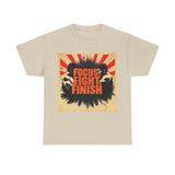 Focus Fight Finish Tee - Motivational T-Shirt, Fitness Shirt, Gym Apparel, Unisex Casual Wear, Gift for Athletes