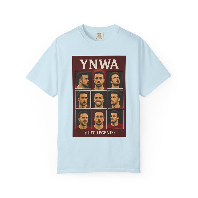 YNWA LFC diogo jota Legend Unisex T-shirt, Garment-Dyed Casual Tee for Fans, Perfect Gift for Soccer Lovers, Sports Apparel, Match Day Wear, Team [...]