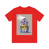 R2-D2 Inspired Unisex Jersey Tee - Fun Graphic Shirt, Space Lover Gift, Nerdy Apparel, Geek Fashion, Birthday Present, Casual Wear