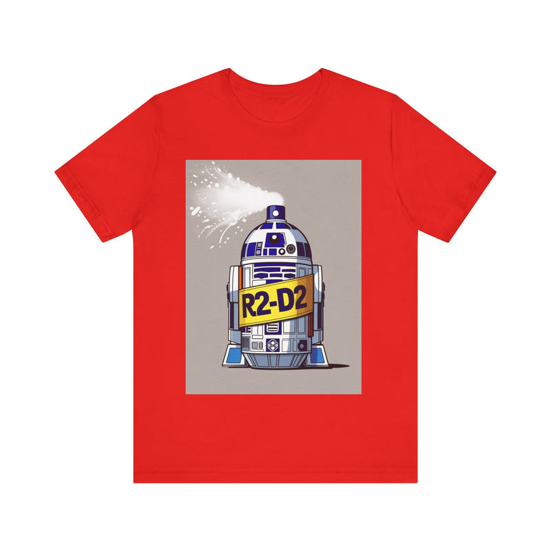 R2-D2 Inspired Unisex Jersey Tee - Fun Graphic Shirt, Space Lover Gift, Nerdy Apparel, Geek Fashion, Birthday Present, Casual Wear