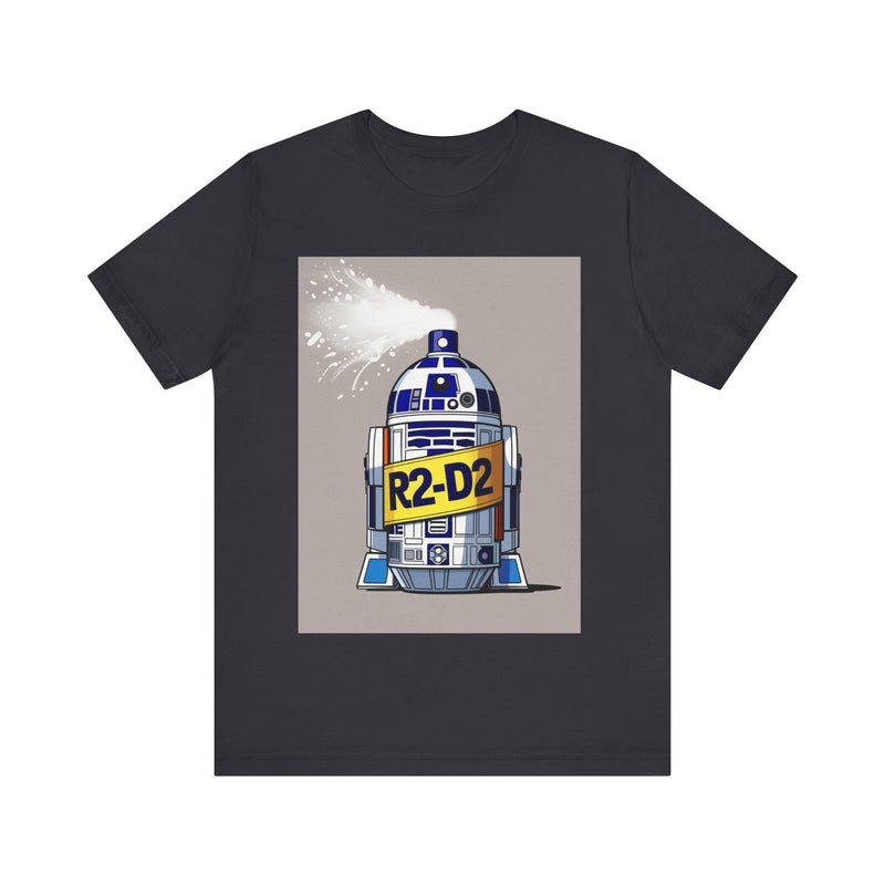 R2-D2 Inspired Unisex Jersey Tee - Fun Graphic Shirt, Space Lover Gift, Nerdy Apparel, Geek Fashion, Birthday Present, Casual Wear