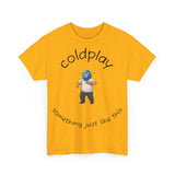 Coldplay Inspired Unisex Heavy Cotton Tee - Music Tee, Band T-Shirt, Concert Outfit, Music Lover Gift, Casual Wear