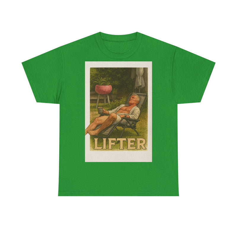 Relaxed Lifter Cotton Tee, Vintage Workout Tee, Unisex Gym Shirt, Casual Fitness Apparel, Gift for Fitness Enthusiasts