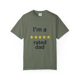 Dad Humor T-Shirt - I'm a Rated Dad Tee for Father's Day, Birthday Gift, Casual Wear, Unisex Apparel, Dad Jokes