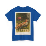 Relaxed Lifter Cotton Tee, Vintage Workout Tee, Unisex Gym Shirt, Casual Fitness Apparel, Gift for Fitness Enthusiasts