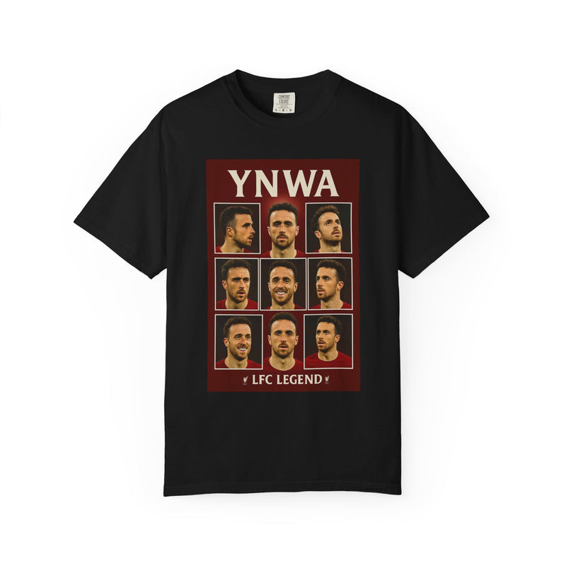 YNWA LFC diogo jota Legend Unisex T-shirt, Garment-Dyed Casual Tee for Fans, Perfect Gift for Soccer Lovers, Sports Apparel, Match Day Wear, Team [...]