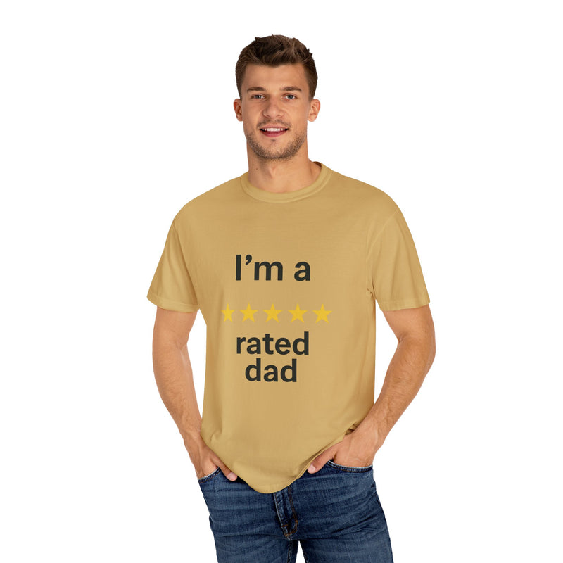 Dad Humor T-Shirt - I'm a Rated Dad Tee for Father's Day, Birthday Gift, Casual Wear, Unisex Apparel, Dad Jokes