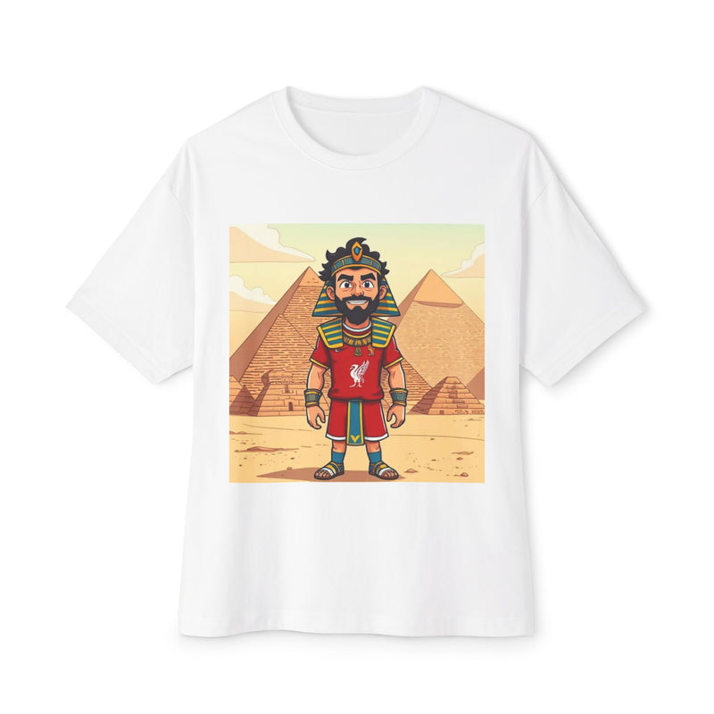 Vintage-Inspired Egyptian Graphic Tee for Adventurers, Unisex Boxy T-Shirt, Retro Travel T-Shirt, Festival Shirt, Gift for Gamers