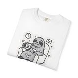 Comfy Sloth T-Shirt - Funny Graphic Tee, Unisex Apparel for Relaxation, Perfect for Lazy Days, Gift for College Students, Outfit Repeater