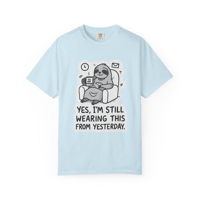 Comfy Sloth T-Shirt - Funny Graphic Tee, Unisex Apparel for Relaxation, Perfect for Lazy Days, Gift for College Students, Outfit Repeater