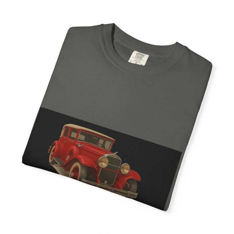 1929 Caddilac T-Shirt, Car Enthusiast Tee, 1929 Cadillac Shirt, Gift for Him, Classic Auto Fashion, Unisex Garment-Dyed Top