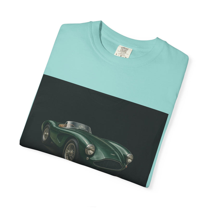 Aston Martin DB3S Unisex Garment-Dyed T-shirt, Car Enthusiast Tee, Vintage Auto Apparel, Perfect Gift for Him, Birthday or Christmas
