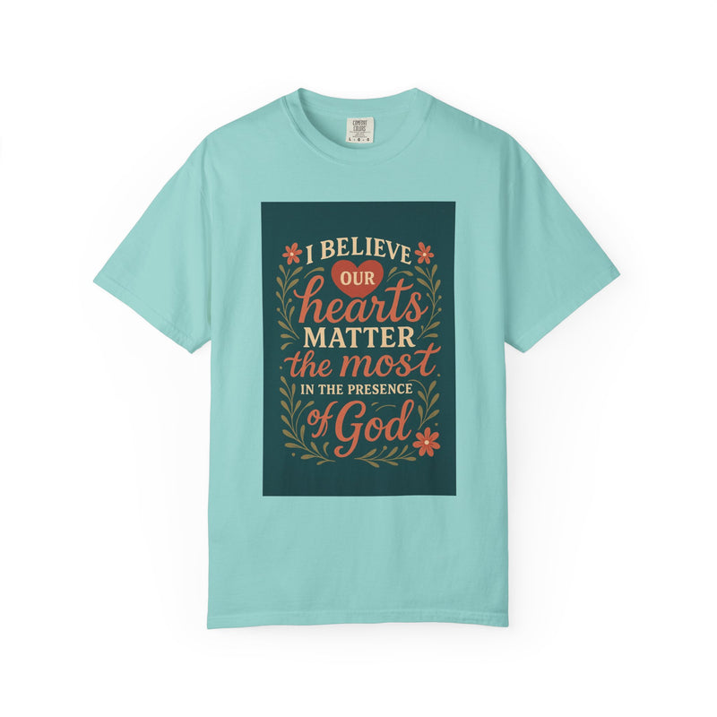 Inspirational god Unisex T-Shirt – Faith, Heartfelt Message, Eco-Friendly, Gift for Religious Occasions, Spiritual Wear, Casual Comfort